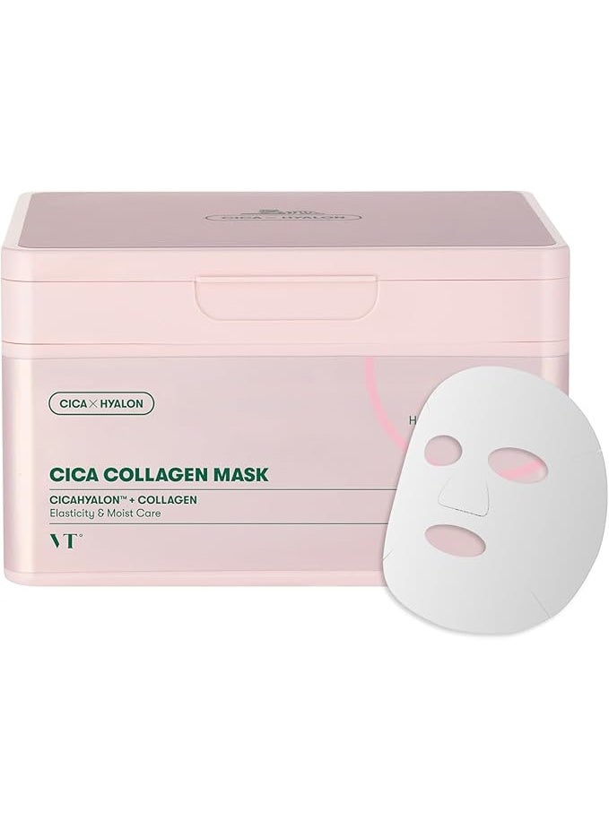 Daily Collagen Mask 30ea | Facial Sheet Mask for Firming, Plumping, and Improving Skin Elasticity, 30 Day Supply, Korean Skincare
