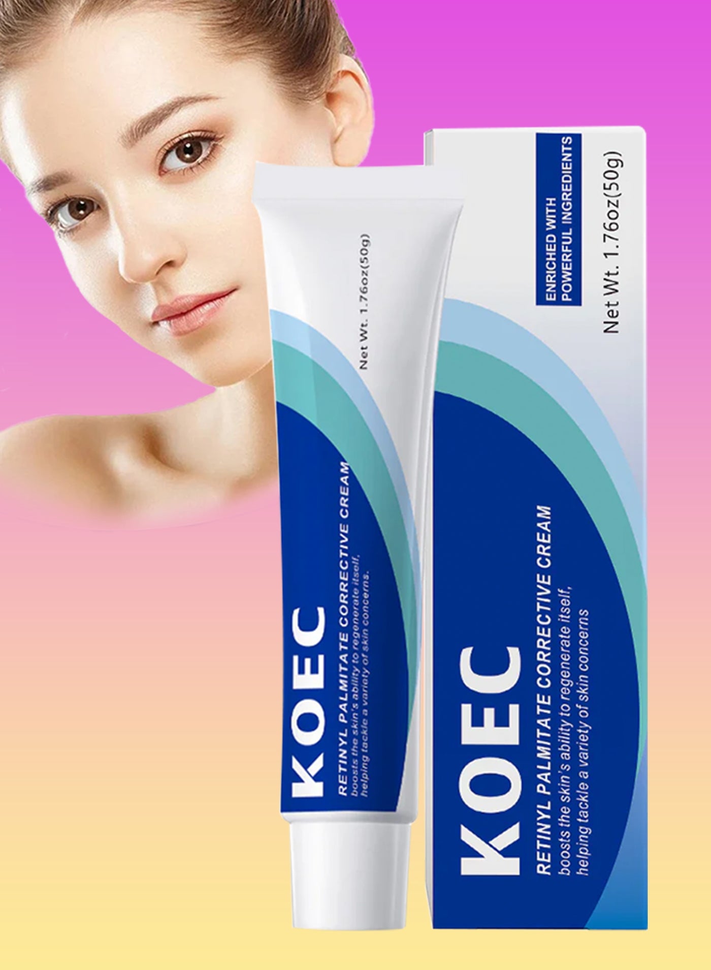 70ml Retinyl Palmitate Corrective Cream Face Cream for Anti Aging Reduce Wrinkles Prevents Acne Breakouts and Hyperpigmentation Skincare for Smooth Radiant Skin Retinol Cream
