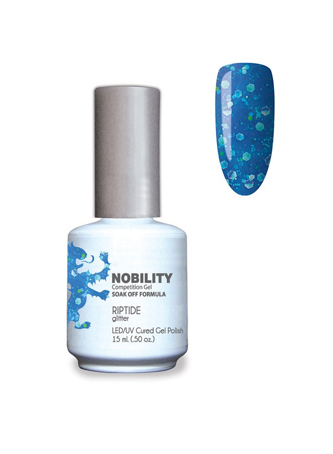 Gel Nail Polish 15 ml, Long Lasting, Chip Resistant, Requires Drying Under UV Led Lamp Riptide Nbgp113