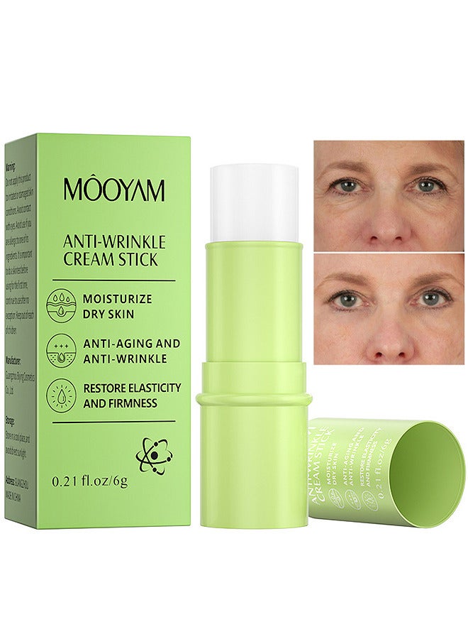 Anti Wrinkle Cream Stick, Retinol Cream Stick For Face And Neck Anti Aging Cream Stick To Lighten Facial Fine Lines, Collagen Moisturize And Tighten Anti Aging Repair Skin Care Cream Stick