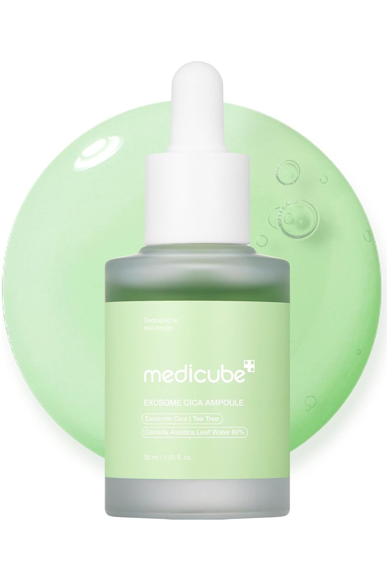 Exosome Cica Ampoule Serum (30ml) for Sensitive & Acne Prone Skin - Soothing Hydrating Facial Serum with Centella & Tea Tree, Lightweight Fast Absorbing Formula for Calming Redness & Strengthening Skin Barrier