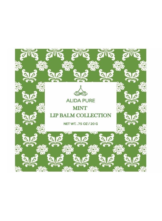 Vegan Mint Lip Balm, Cruelty Free, Beeswax Free, Coconut Oil Free, Set of 5 Lip Balms, Avocado Oil, Organic Jojoba Oil, Candelilla Wax, and Vitamin E, Natural Lip Moisturizer | Lip Gloss, f