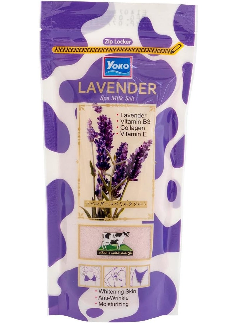 Yoko Lavender Spa Milk Bath Salt With Vitamin-E & B3 300Gm