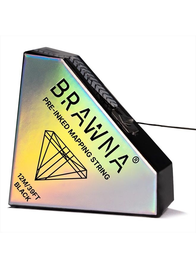 PMU Supplies - Pre - Inked Mapping String for Eyebrow Microblading & Microshading - Premium Microblading string - Eyebrow Measuring Tool - Inked Thread