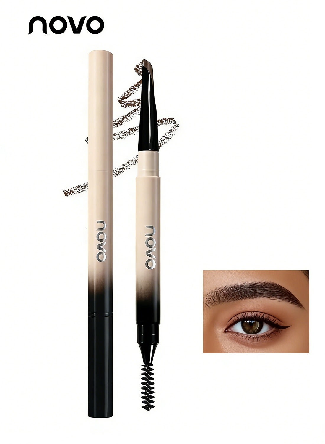 Dual-Ended Precision Brow Pencil Eyebrow Pencil– Create Natural, Defined Brows