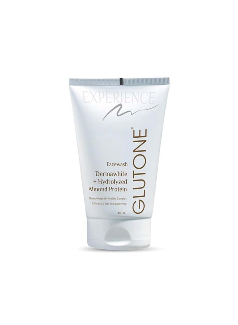 Glutone Face Wash DermaWhite + Hydrolyzed Almond Protein 100 ml