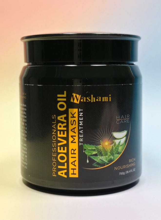 Aloe Vera Oil Hair Mask – 750g – Deep Moisturizing, Repairing & Nourishing Hair Treatment – Rich Hydration for Dry, Damaged Hair