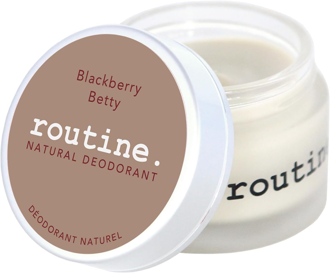 All-Natural Deodorant Stick with Blackberry & Vanilla Scent - Formulated with Baking Soda & Clay for Long-Lasting Odor Protection (58 ml)