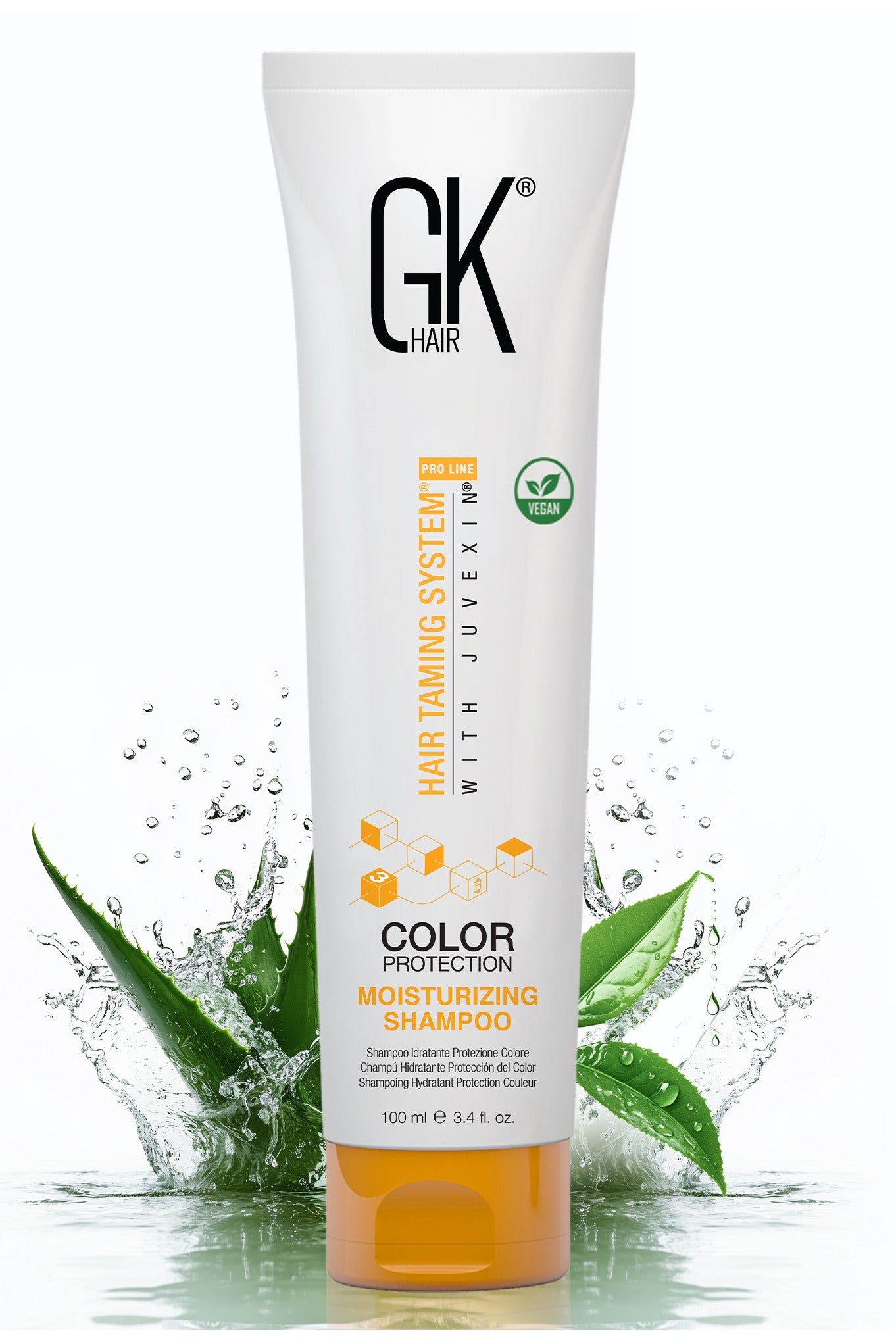 Moisturizing Shampoo (3.4 Fl Oz/100ml) for Hydrating Color Protection Dry Damage Curly Frizzy Thinning Color Treated Hair Repair Organic Paraben Sulfate Free All Hair Types