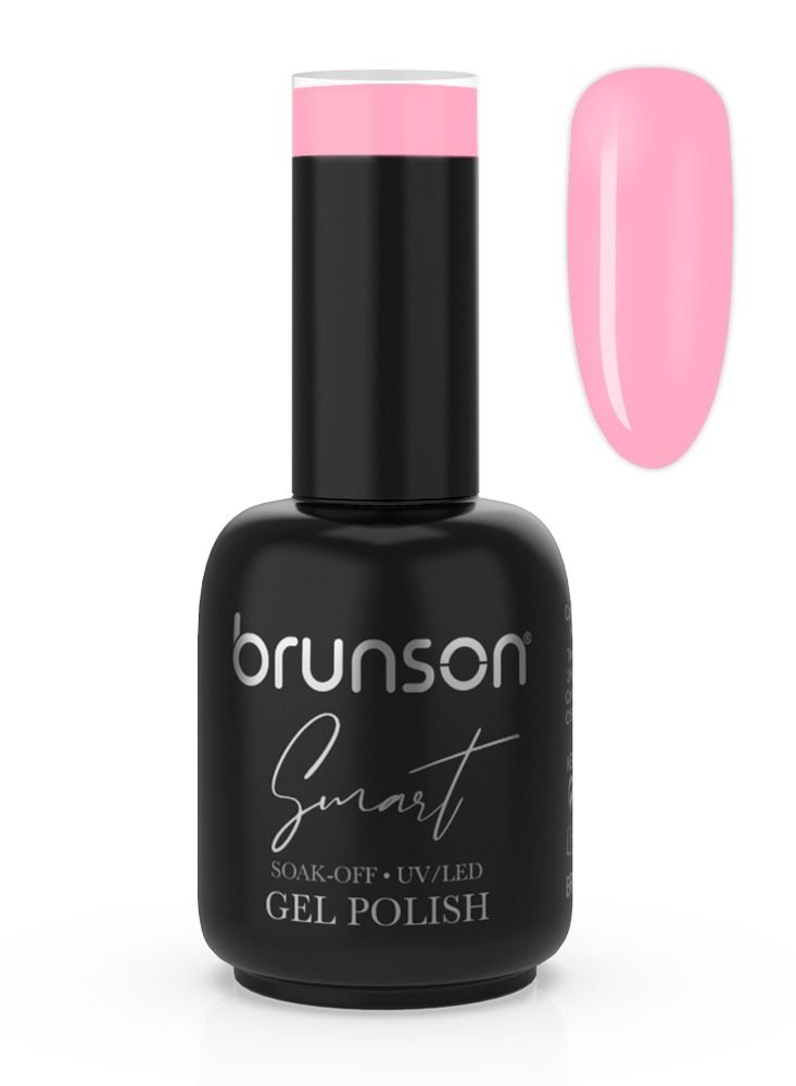 Gel Nail Polish, 15ml Smart Gel Nails Glossy Shine Finish Long Lasting Soak off UV/LED Gel Polish for Nail Art French Manicure Pedicure Salon Quality Chip Resistant Gel Nail Extensions BSM007