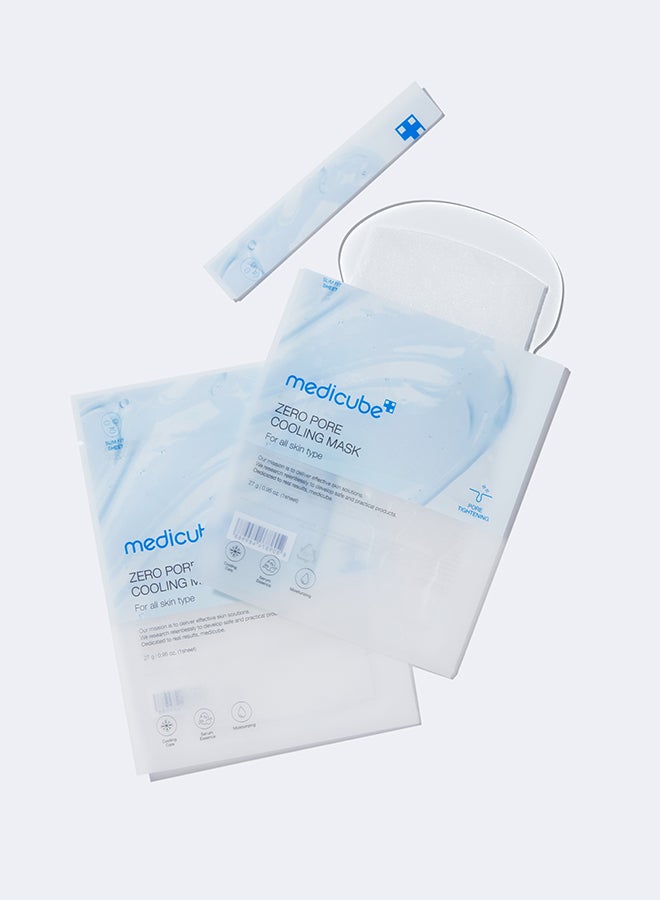 Zero Pore Cooling Mask for All Skin Types – Quad Pore Care Face Mask with Niacinamide, Alcohol-Free Cooling & Hydrating Cupra Tencel Sheet – Reduces Pores & Sebum, Soothes Skin - image 3