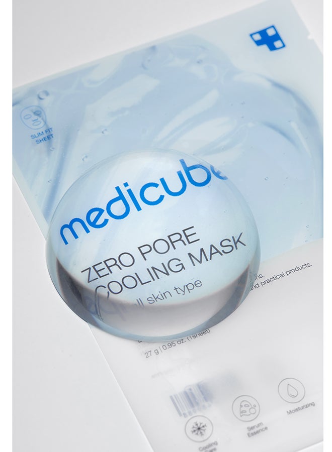 Zero Pore Cooling Mask for All Skin Types – Quad Pore Care Face Mask with Niacinamide, Alcohol-Free Cooling & Hydrating Cupra Tencel Sheet – Reduces Pores & Sebum, Soothes Skin - image 4