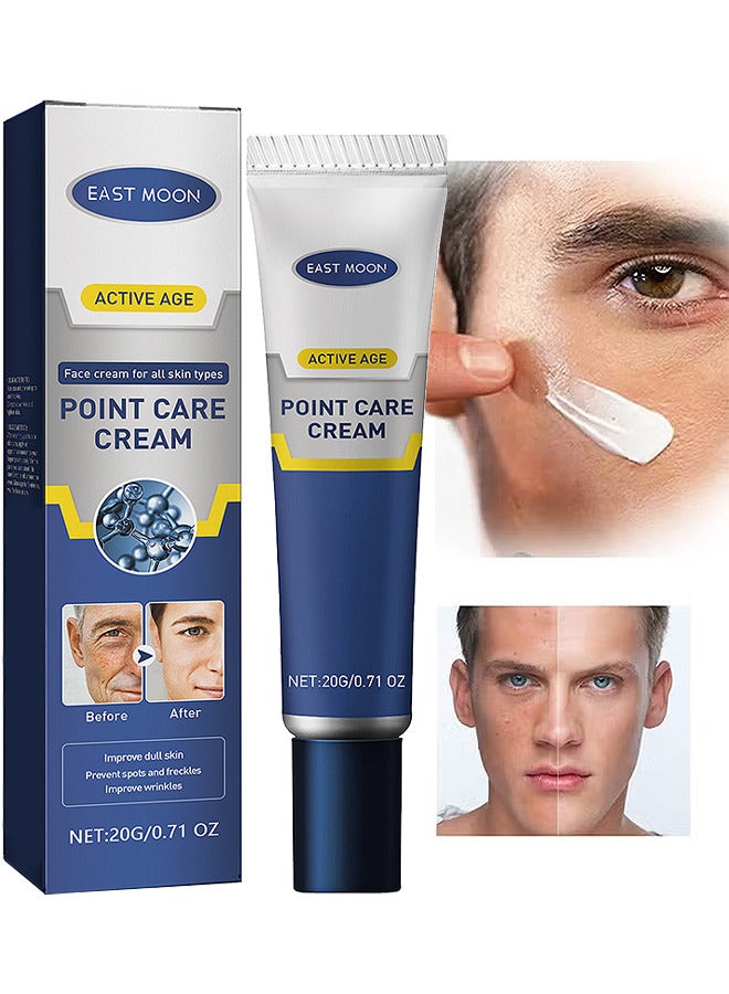 Point Care Cream Improve Dull Skin, Men's Moisturizing Anti-Aging Cream, Men's Face Moisturizer Point Care Cream, Improving Wrinkles And Anti-Aging, Deeply Moisturize The Skin, Skin Firming And Tighten