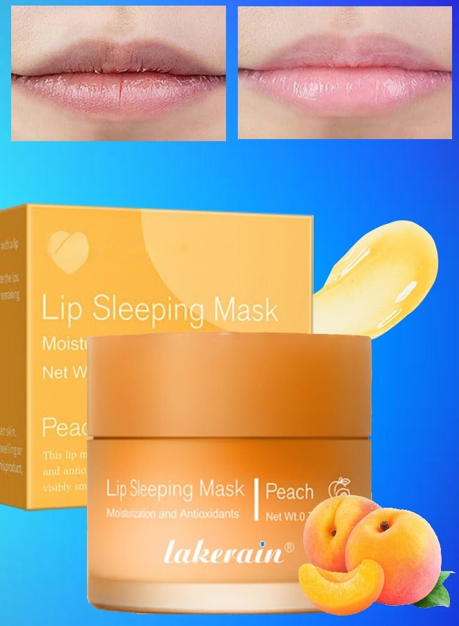 Lip Sleeping Mask Prevention Dry and Cracked Lips Scrubs Exfoliator and Moisturizer Tinted Lip Balm for Soothing Hydrating and Antioxidants Lip Plumper Oil for Smooth and Soft Lips Lip Mask 01