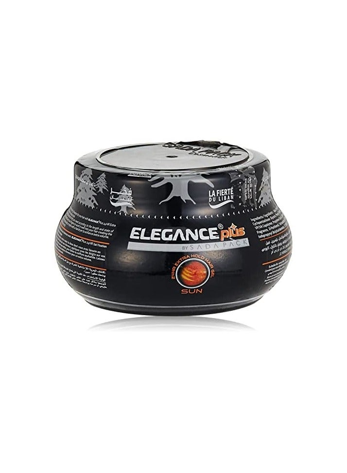 Elegance-Plus Hair Gel - Sun, 500ml | Firm Hold, Non-Sticky, Easy to Wash, Long-Lasting Shine