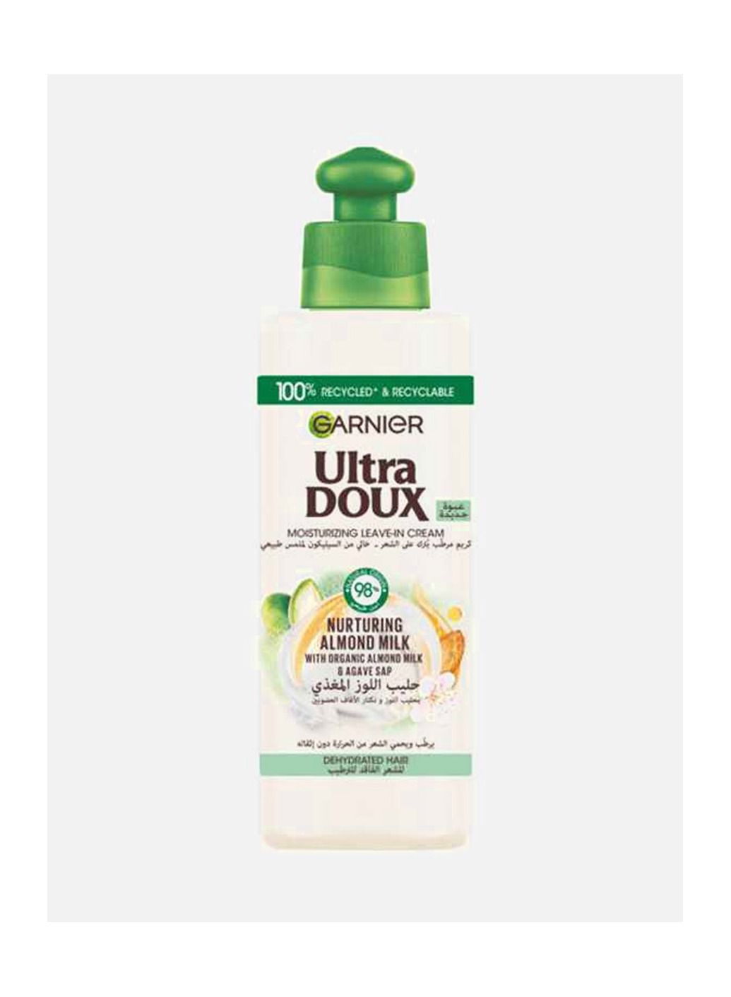 Ultra Doux Moisturizing Leave In Cream Nurturing Almond Milk 400ml Twin Pack - image 2