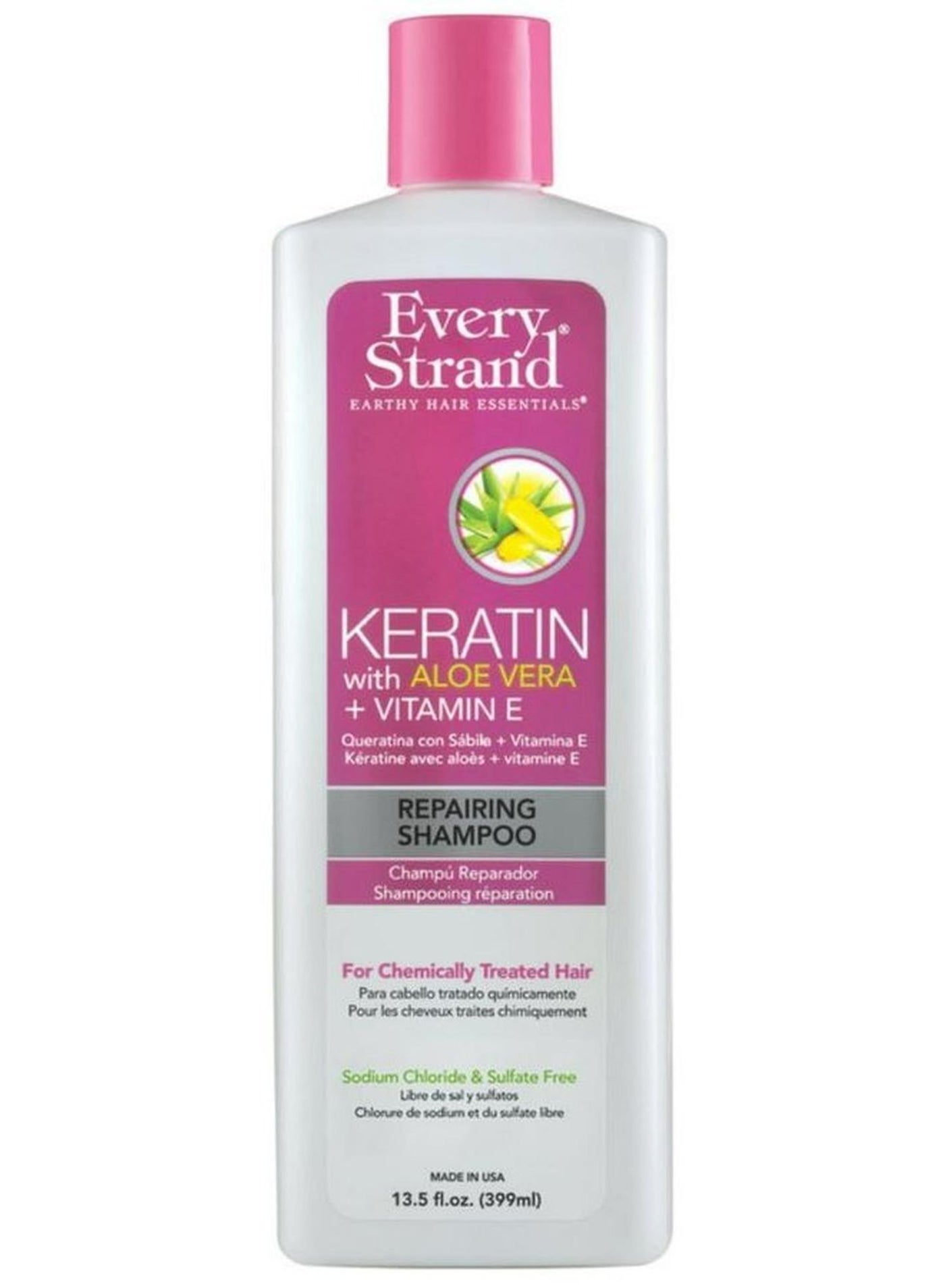 Repairing Shampoo Keratin With Aloe Vera & Vitamin E 399 ML