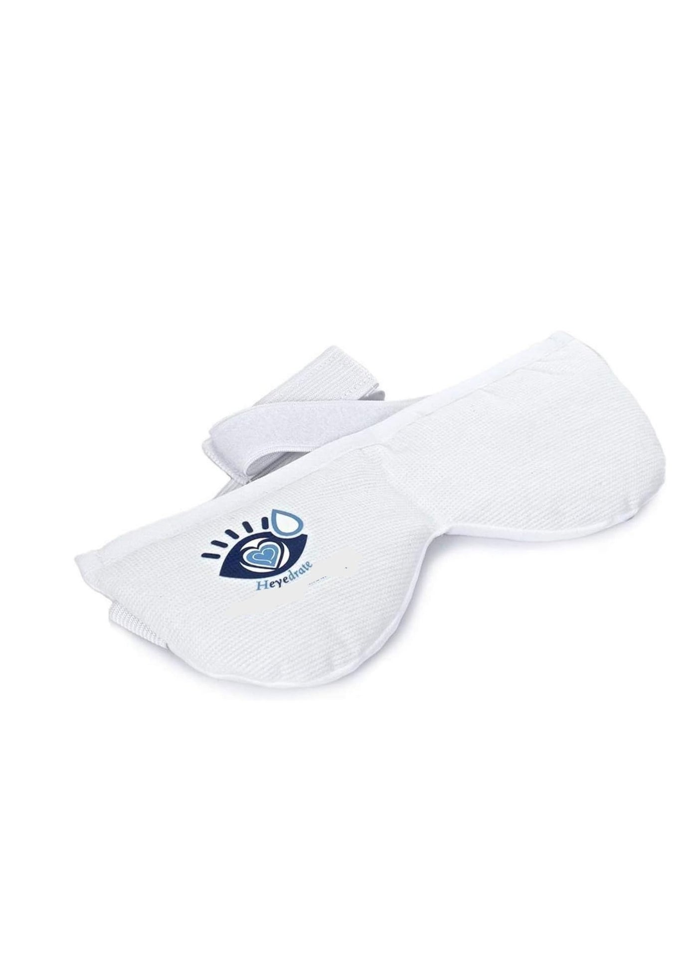 Heated Eye Mask - Soothing Warm & Cold Compress for Temporary Relief of Irritated Eyes, Dryness, Crusty Eyelids, Eyelid Bumps - Reusable, White, Silica Bead, Therapy Mask