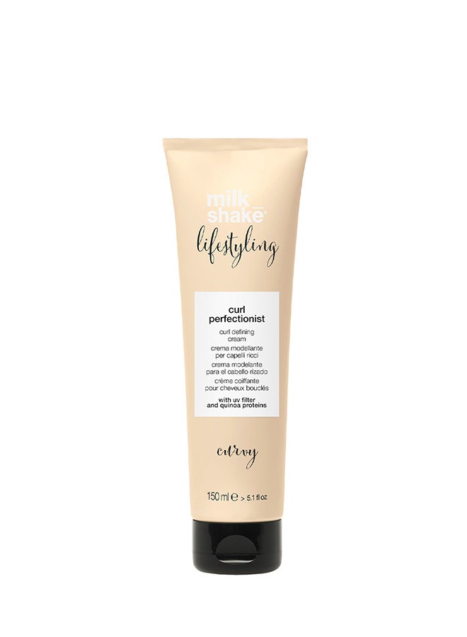Lifestyling Curl Perfectionist Cream - Defines Curls, Controls Frizz & Adds Shine for a Soft, Natural-Looking Result (150 ml)