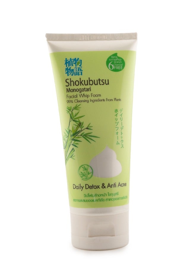 Shokubutsu Facial Whip Foam (Anti Acne) 100 G