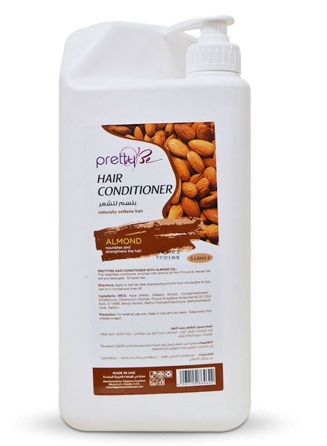 Naturally Softens Hair Conditioner with Almond Extracts 5L