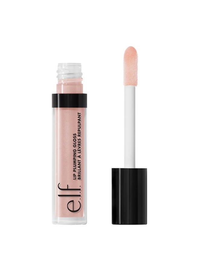 Lip Plumping Gloss, Hydrating, Nourishing, Invigorating, High-Shine, Plumps, Volumizes, Cools, Soothes, Shimmer, Pink Cosmo 8 Ounce 0.1 Fl Oz
