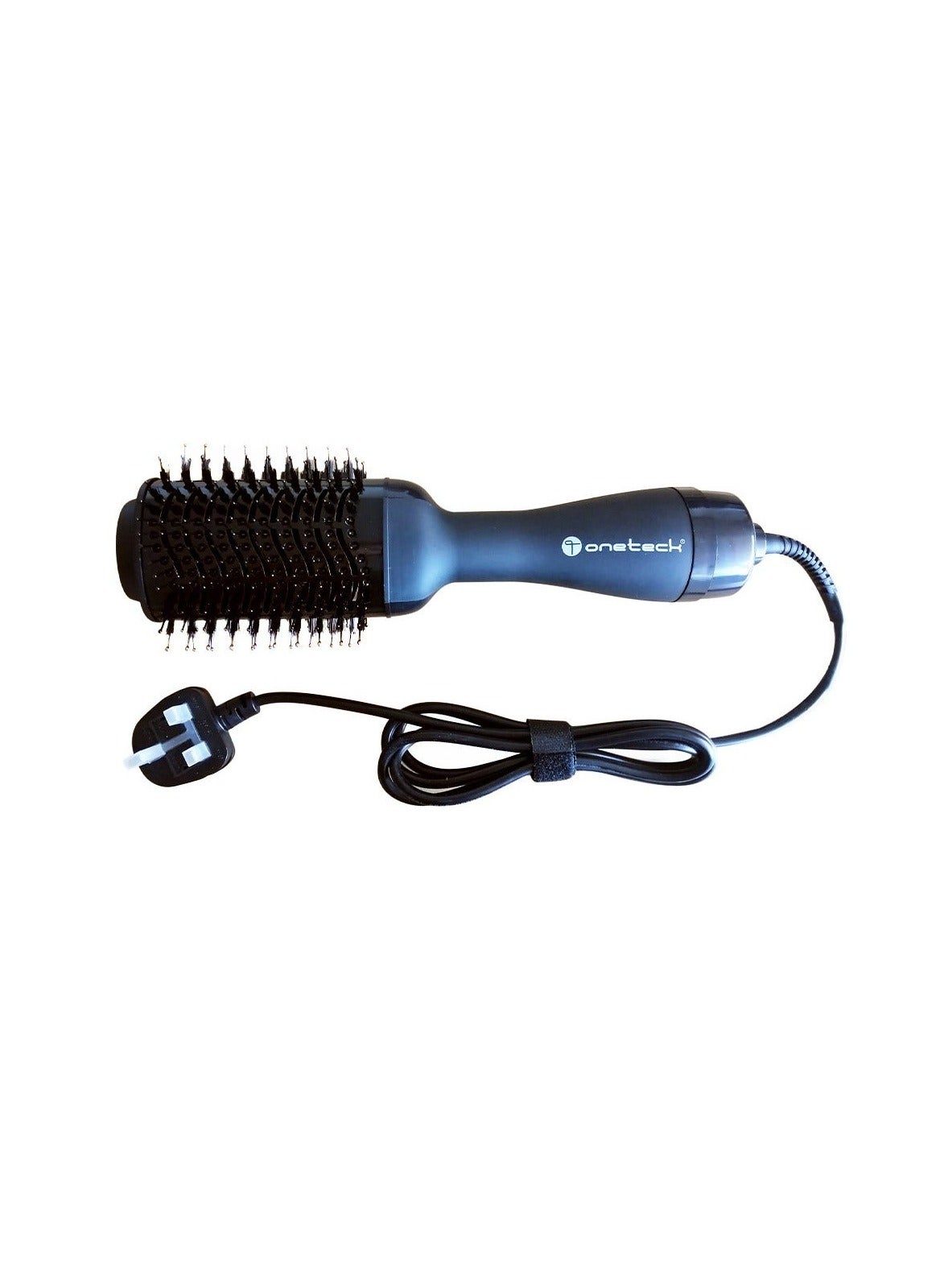Onetech Hot Air Brush – Tourmaline Technology, Ceramic Heater, 60% Faster Drying for All Hair Types