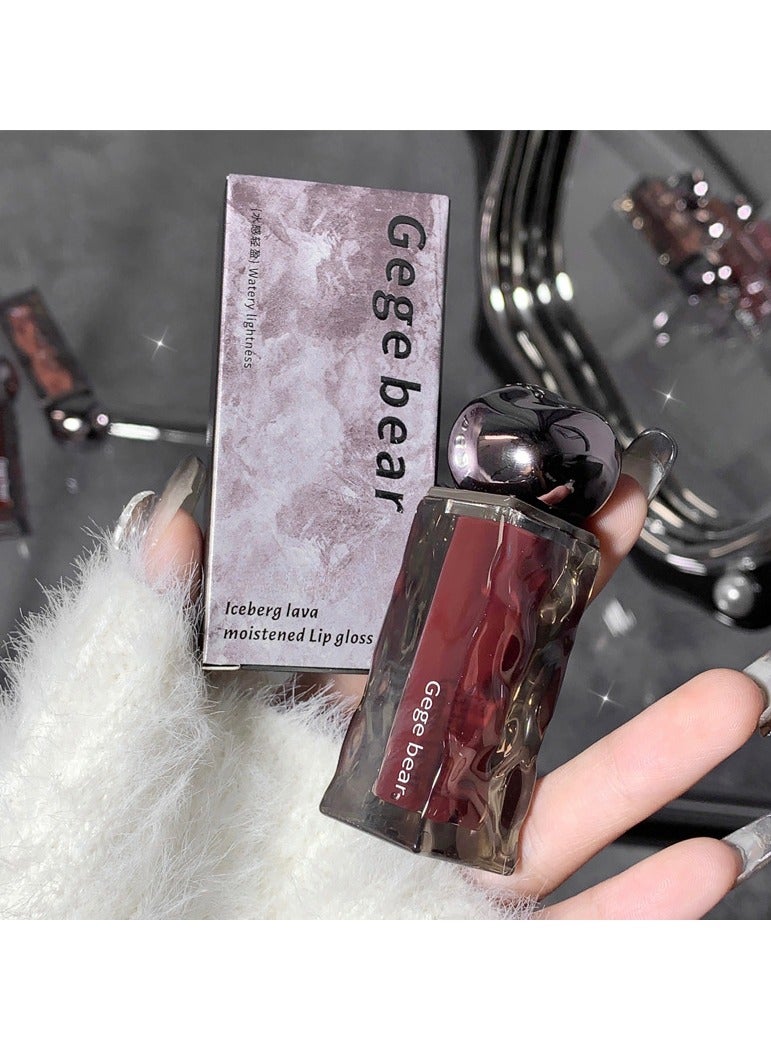 Ice Mountain Lava Lip Glaze - Smooth, Long-Lasting Shine for All Skin Tones