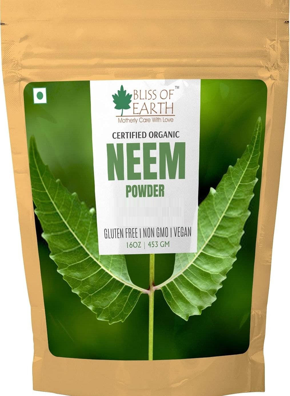 453GM Organic Neem Leaves Powder For Skin Face Pack Acne Control