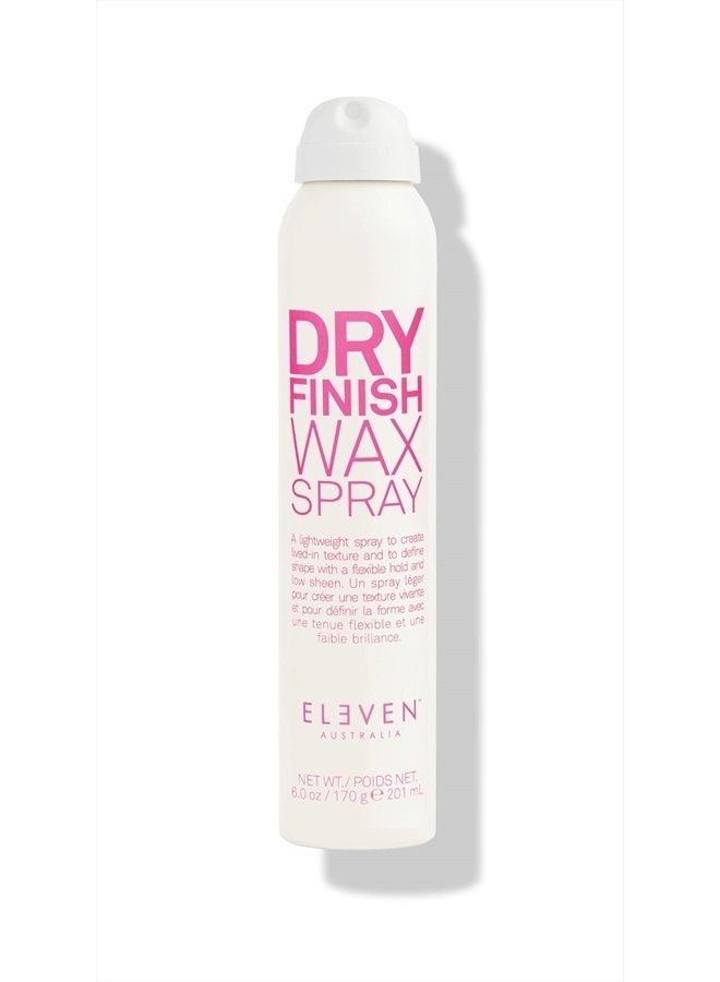 Dry Finish Wax Spray A Light Finishing Spray Offering a Low Sheen & Flexible Hold - 6 Oz
