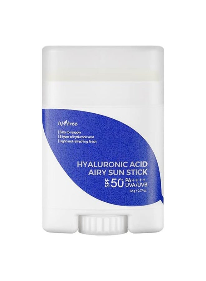 Hyaluronic Acid Airy Sunscreen Stick With SPF 50+ & PA++++ 22g