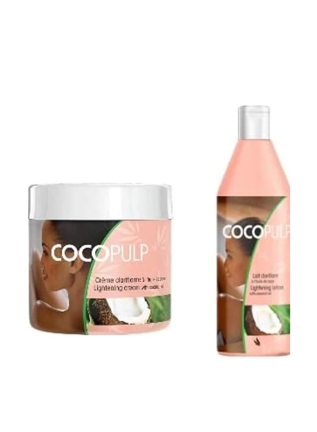 Set Lighten With Coconut Oil Lotion 250 ml + Cream300 ml