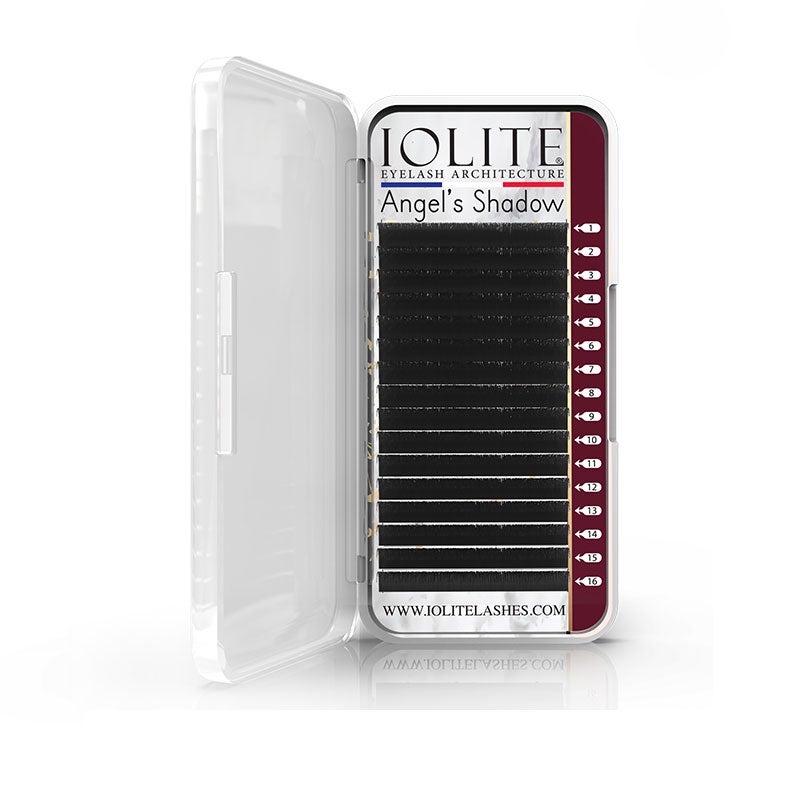 Iolite Angel's Shadow Eyelash Extensions – Lightweight, Natural, and Voluminous Lashes BC Curl 0.07 Thickness Eyelashes Lashes IASBC - Mix 8 MM to 15 MM