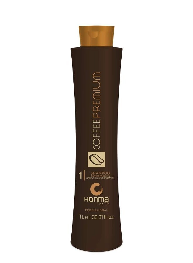 Deep Cleansing Shampoo Coffee Brazilian Keratin Step 1 1 Liter