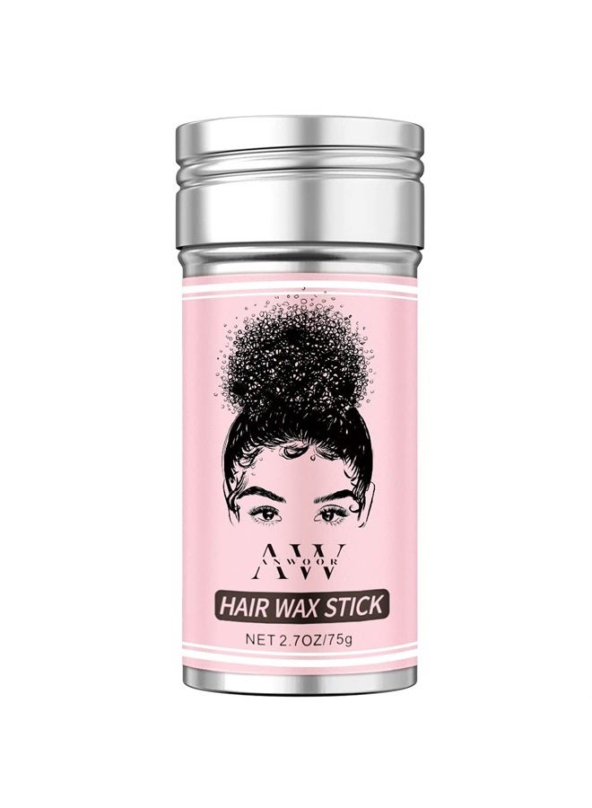Wax Stick for Hair, Hair Pomade Stick Smoothing & Slick Stick for Wigs Non-greasy Styling Hair Wax Stick for Flyaways