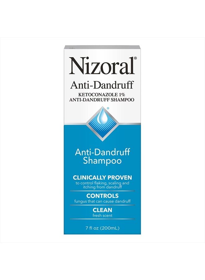 Anti-Dandruff Shampoo with 1% Ketoconazole, Fresh Scent, 7 Fl Oz