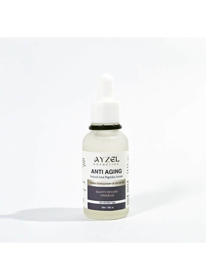 Anti Aging Rentional And peptides Serum Wrinkles, firmness, hyperpigmentation removal , Hydrating & Brightening Formula | Lightweight, Non-Greasy, Quick Absorption | Daily Skincare for Glowing & Healthy Skin (30 ml)