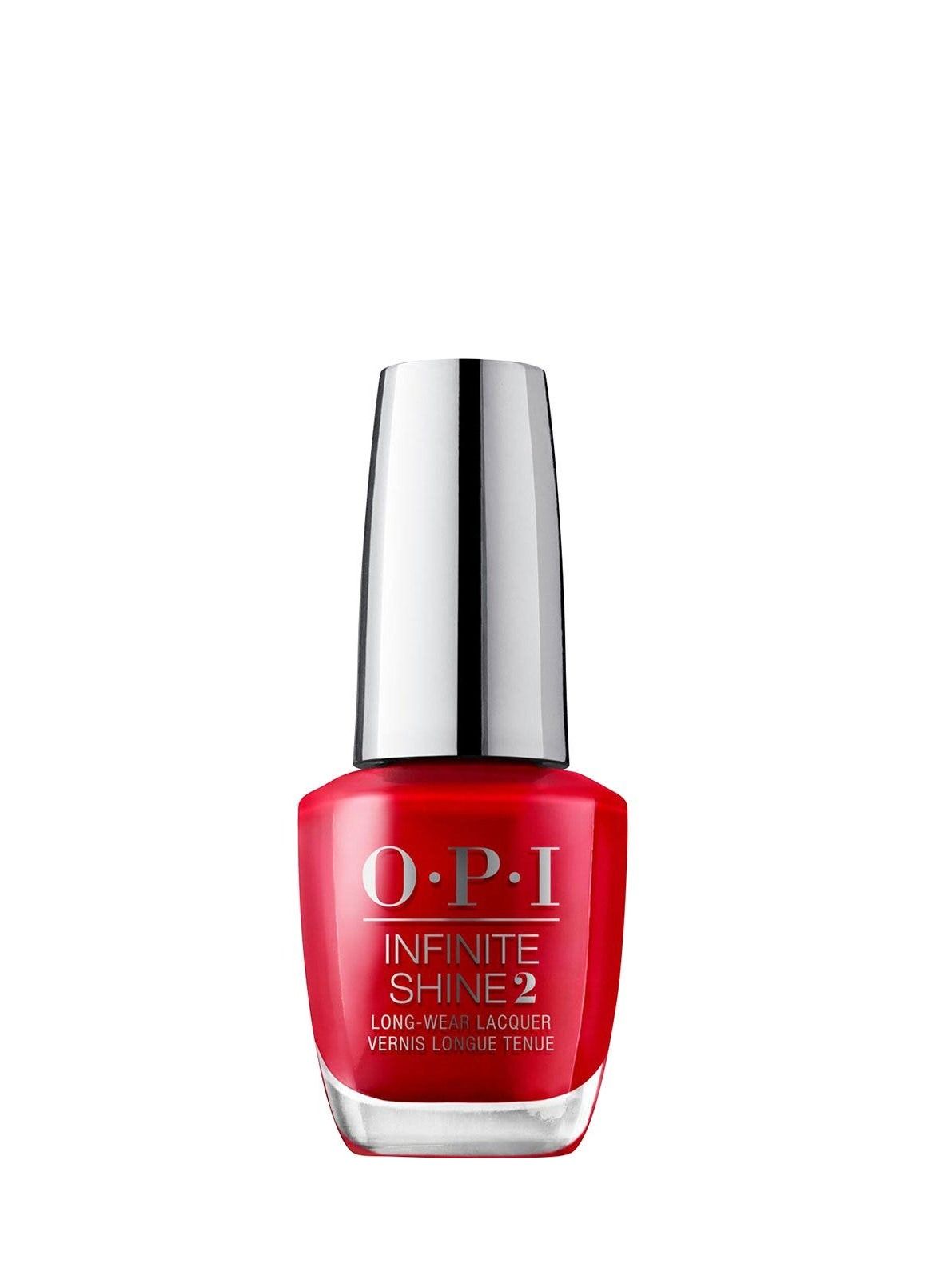 OPI Infinite Shine Nail Lacquer Red ISLL72 – Glossy Long-Lasting Nail Polish for Vibrant Finish, 15ml