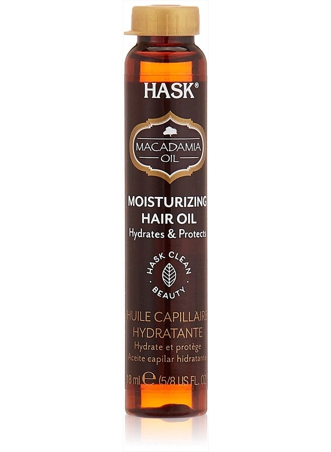 Hask Macadamia Oil Revitalizing Shine Hair Treatment, .625 Ounces