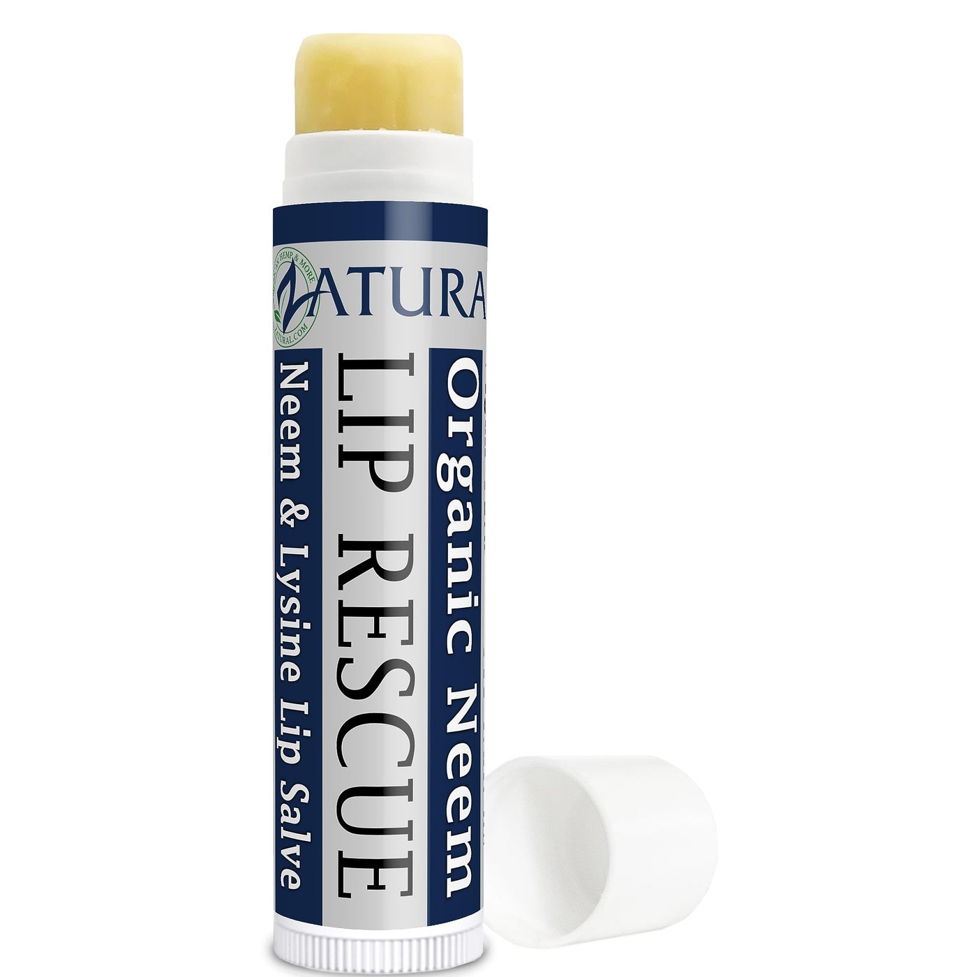 Zatural Neem Lip Rescue with L-Lysine (1) Lip Balm for Super Dry Lips