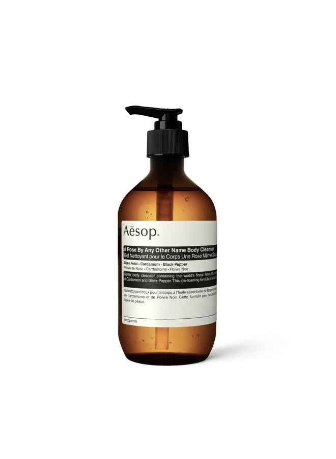 A Rose By Any Other Name Body Cleanser | Gentle Body Cleanser with Rose Petal Oil & Skin-Softening Botanicals | 16.9 oz / 500mL