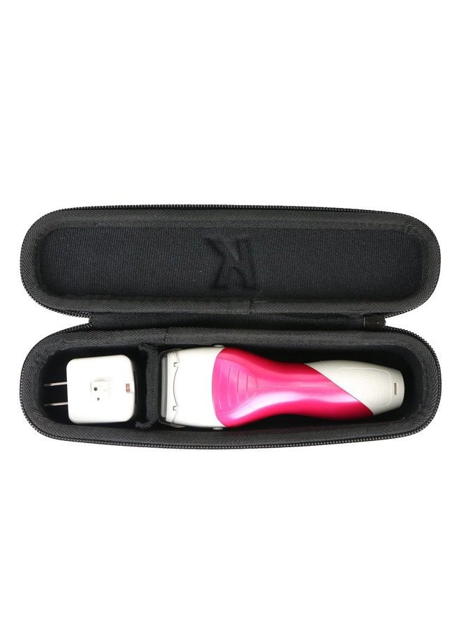 Khanka Hard Travel Case Replacement for Panasonic ES2207P Ladies Electric Shaver Women's Electric Razor/Trimmer (Black)