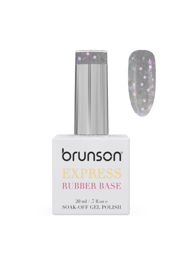 Rubber Base Gel Nail Polish 20Ml - French Rubber Base Coat Long-Lasting, Durable And Chip-Resistant Nail Strengthener Gel Nail Polish Base Coat For Manicure And Pedicure