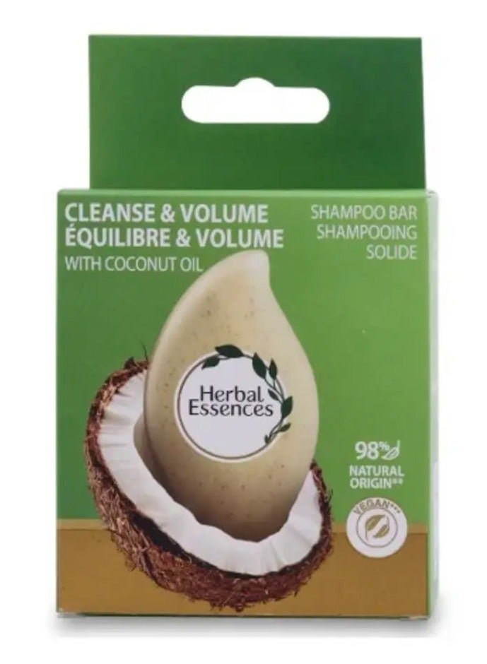 Cleanse & Volume Shampoo Bar With Coconut Oil 70g