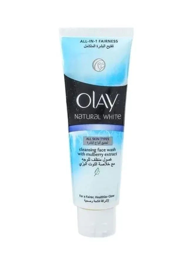 Natural White With Mulberry Extract Cleansing Face Wash