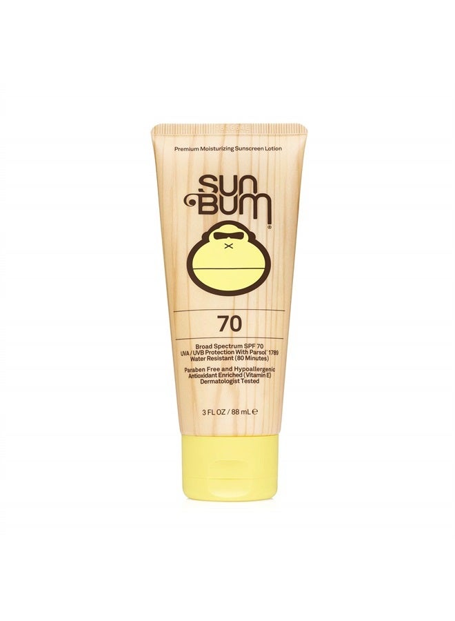 Original SPF 70 Sunscreen Lotion | Vegan and Hawaii 104 Reef Act Compliant (Octinoxate & Oxybenzone Free) Broad Spectrum Moisturizing UVA/UVB Sunscreen with Vitamin E | 3 oz