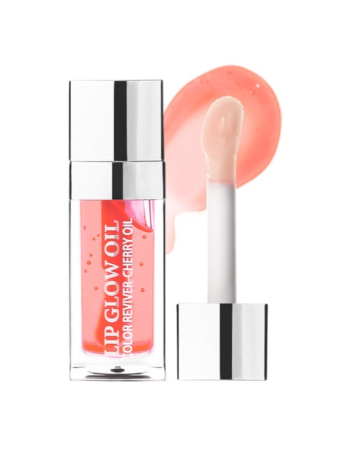 Lip Glow Oil, 2 In 1 Double Effect Lip Glow Oil, Keeps Your Lips Moisturized, Locks In Moisture And Maintains a Lasting Charm,Simple To Operate and Save Your Time #001