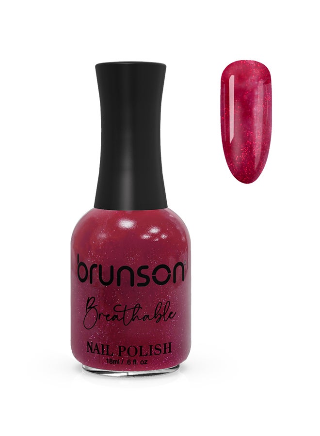 Breathable Nail Polish Halal nail polish Wudu friendly Quick-Dry Vegan long lasting but easy peel off   18ml BH266