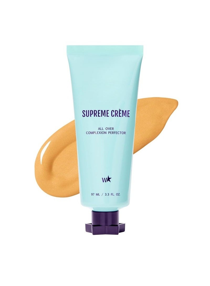 Supreme Creme All-Over Complexion Perfector – Long-Lasting CC Cream Foundation - Waterproof & Transfer-Resistant Skin Tint - 3.3 Oz (Medium)