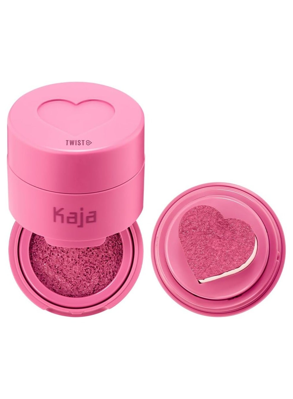 Cheeky Stamp Blush – Feisty - Heart-Shaped Cushion Blusher with Buildable Color, Lightweight & Blendable Formula, Travel-Friendly K-Beauty Design, 5 g
